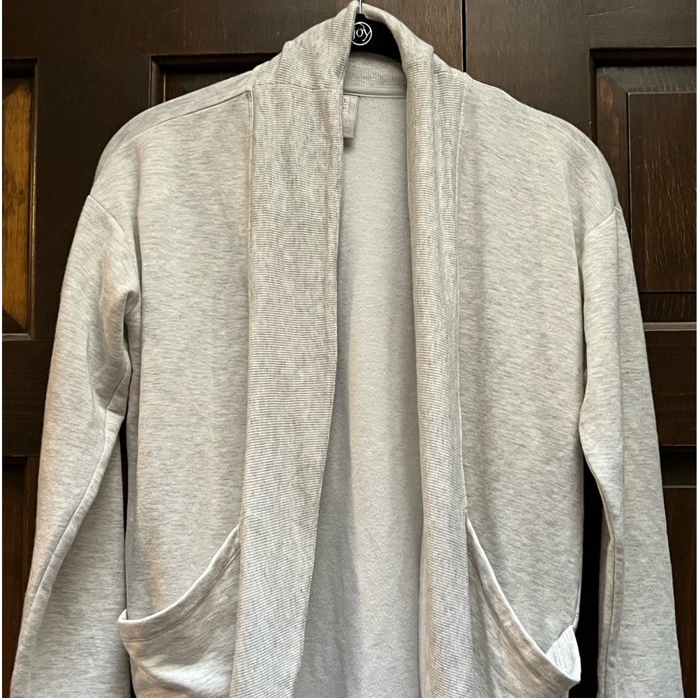 COPY - - Athleta gently used grey cardigan size 12